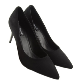 Escarpins noirs classiques pour femmes 66-12 Noir le noir 1