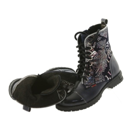 Boots fille Zarro 69/03 bleu marine multicolore gris violet noir 4