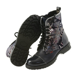 Boots fille Zarro 69/03 bleu marine multicolore gris violet le noir 5 Boots fille Zarro 69/03 bleu marine multicolore gris violet le noir 5