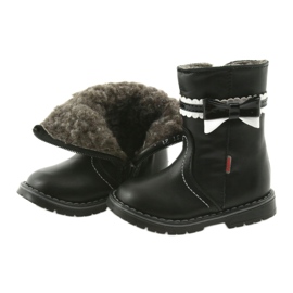 Bottes de filles 87/03 noir avec un arc zarro 3