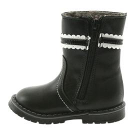 Bottes de filles 87/03 noir avec un arc zarro le noir 2