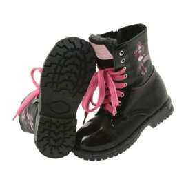 Ren But Bottes, chaussures pour enfants Zarro 38/01 noir rose 4