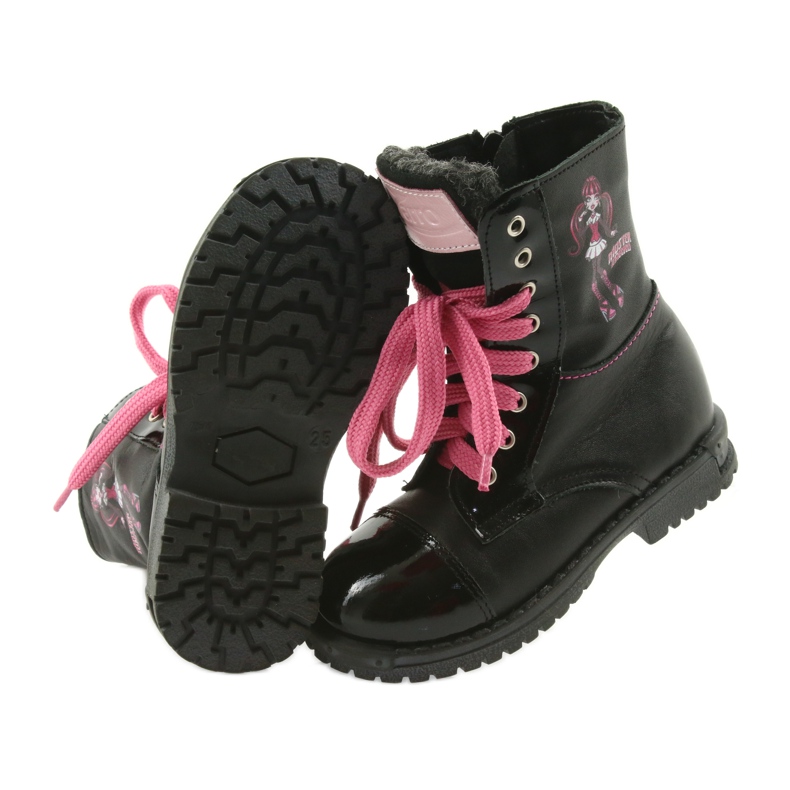 Ren But Bottes, chaussures pour enfants Zarro 38/01 noir rose 4