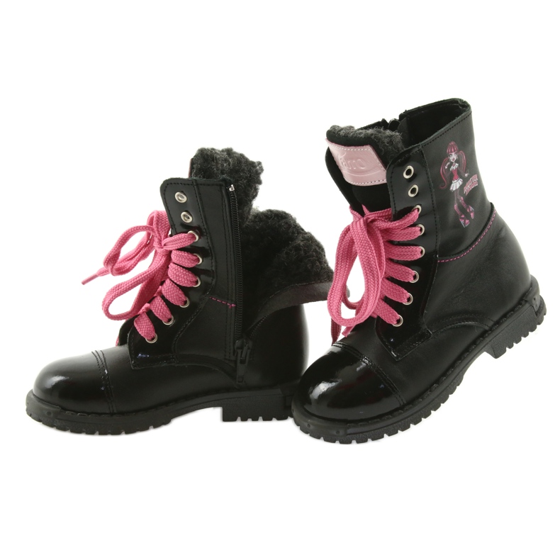 Ren But Bottes, chaussures pour enfants Zarro 38/01 noir rose 3