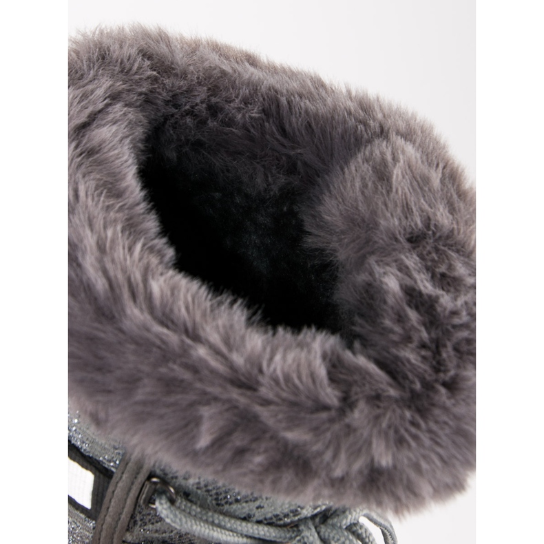 Bottes de neige hautes gris 1 Bottes de neige hautes gris 1