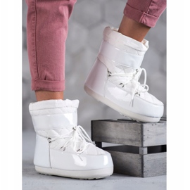 Bottes de neige à la mode blanche 4