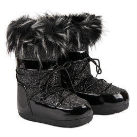 Bottes de neige à la mode le noir 5