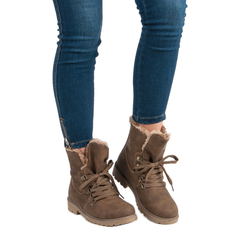 Super Me Bottes chaudes brun 1