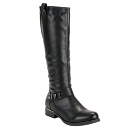 Super Me Bottes d'équitation classiques le noir 4