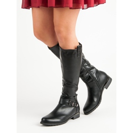 Super Me Bottes d'équitation classiques le noir 3