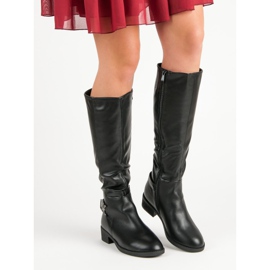 Super Me Bottes hautes classiques le noir 1