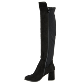 Super Me Bottines en daim noir le noir 2
