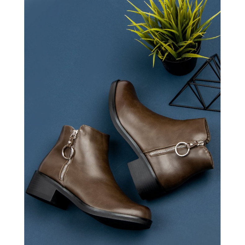 Kayla Bottes classiques brun 2