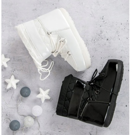 Bottes de neige à la mode blanche 2