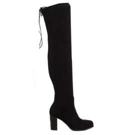 Bottines noires à talons PE207P noir le noir 5