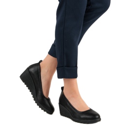 J. Star Escarpins compensés noirs le noir 1 J. Star Escarpins compensés noirs le noir 1