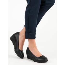 J. Star Pompes compensées noir 1