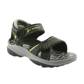 Rider Sandales noires et grises à l'eau 80608 pour Velcro le noir 1 Rider Sandales noires et grises à l'eau 80608 pour Velcro le noir 1