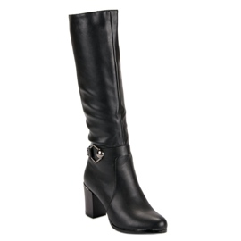 Super Me Bottes noires classiques 1