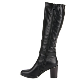 Super Me Bottes noires classiques le noir 2