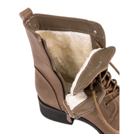 SDS Bottes chaudes marron brun 1