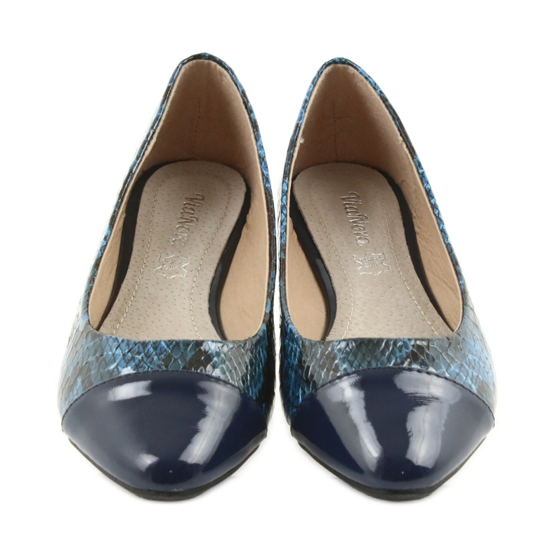 Via-Nova Ballerines chaussures femme Via Nova 07-041 bleu marine noir 4