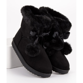 Mukluki noir à la mode le noir 6