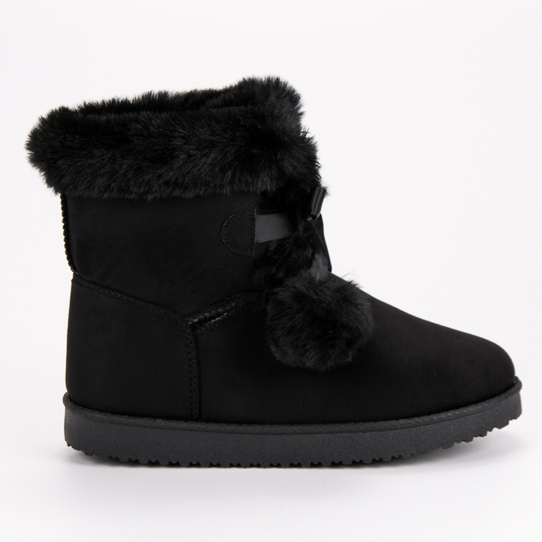 Mukluki noir à la mode le noir 2