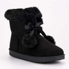 Mukluki noir à la mode le noir 3