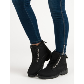 Bottes de randonnée noires classiques 1