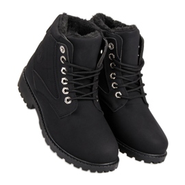 Bottes de randonnée noires classiques le noir 6