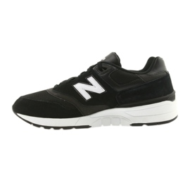 New Balance ML597AAC blanche le noir 2 New Balance ML597AAC blanche le noir 2