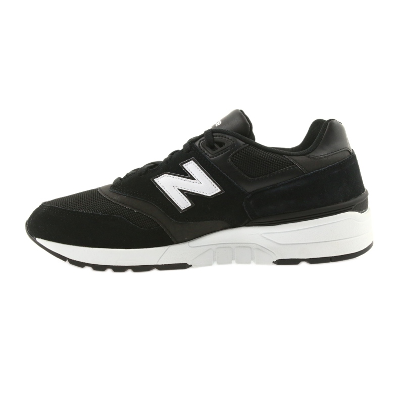 New Balance ML597AAC blanche le noir 2 New Balance ML597AAC blanche le noir 2