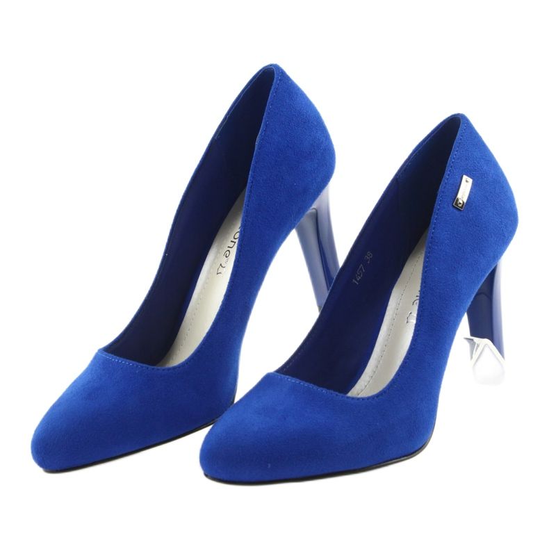 Sergio Leone Chaussures en daim 1457 bleu 3
