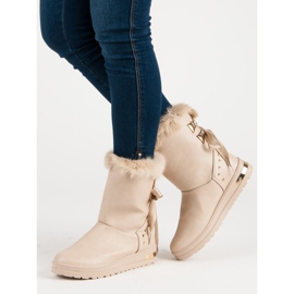 Super Me Bottes de neige à la mode brun 3