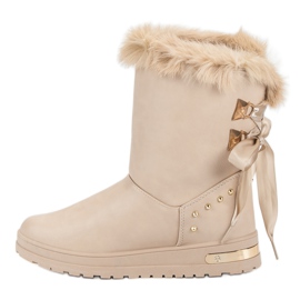 Super Me Bottes de neige à la mode brun 5