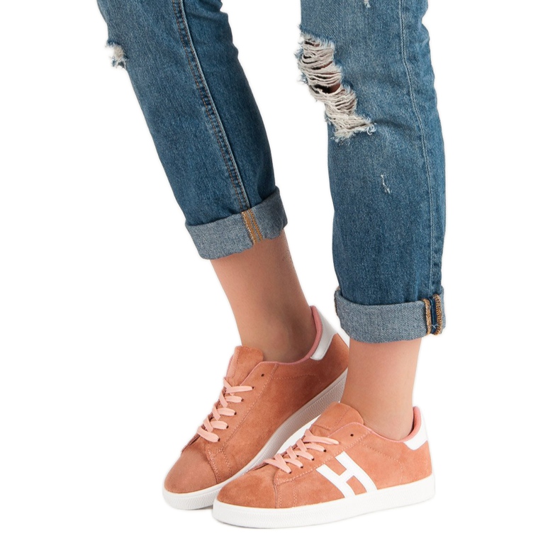 Baskets MCKEYLOR confortables rose 1