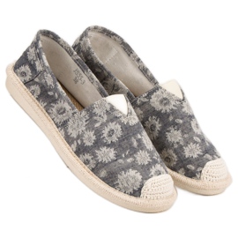 Small Swan Espadrilles à la mode gris 6