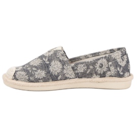 Small Swan Espadrilles à la mode gris 4