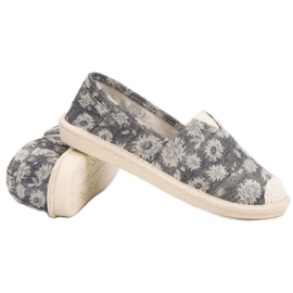 Small Swan Espadrilles à la mode gris 5