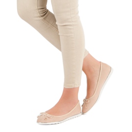 Small Swan Ballerines beiges 1