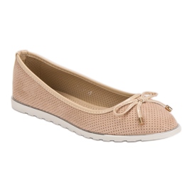 Small Swan Ballerines beiges 3