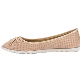 Small Swan Ballerines beiges 4