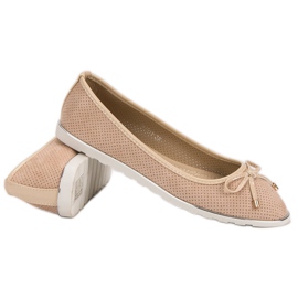 Small Swan Ballerines beiges 5