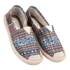 Small Swan Espadrilles ethniques multicolore 3