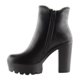 Bottines compensées noires 123-30-1 Noir 1