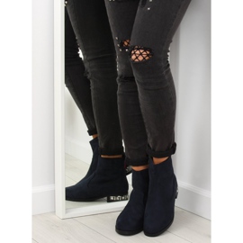 Bottines bleu marine pour femme 168-176 Bleu 1 Bottines bleu marine pour femme 168-176 Bleu 1