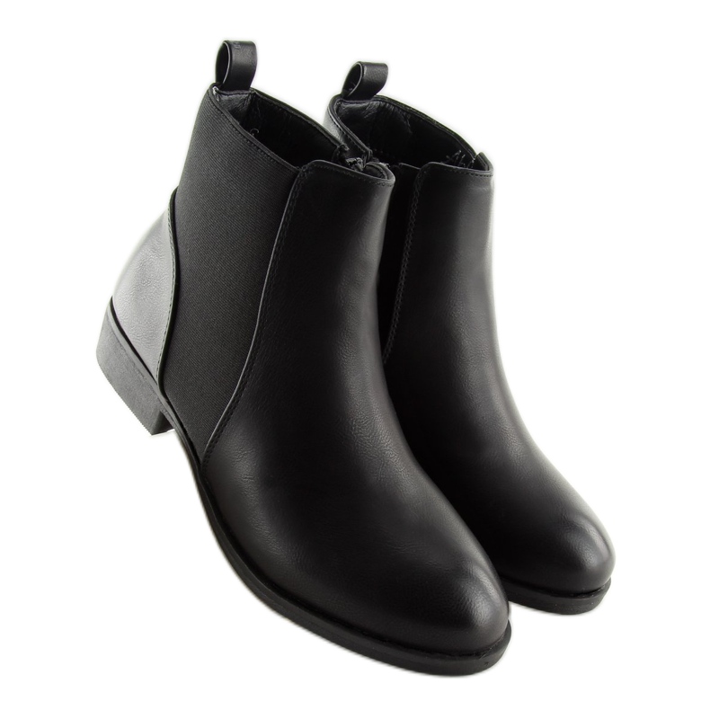Bottines Chelsea noires pour femme 3776 Noir 1