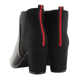 Bottines noires à talons A5580 Noir le noir 3