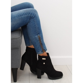 Bottines noires à talons BK3233 Noir le noir 6